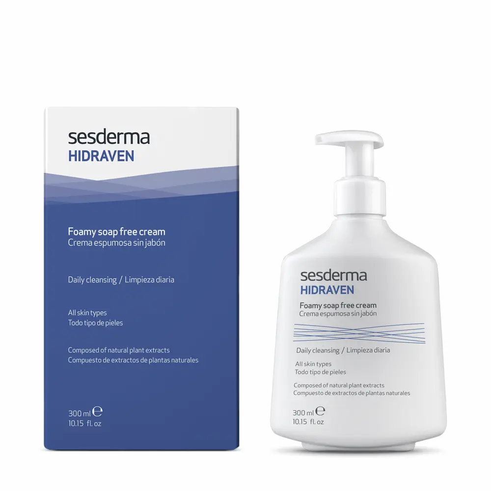 Sesderma HIDRAVEN Foamy Soap free cream-سيسديرما غسول رغوي كريمي خالٍ من الصابون