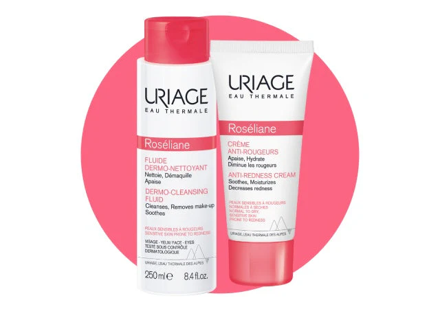 يورياج روزيليان - عناية ملونة معادلة للاحمرار المرئي بعامل حماية من الشمس 50+ _ URIAGE ROSELIANE – VISIBLE REDNESS-NEUTRALIZING TINTED CARE SPF50+