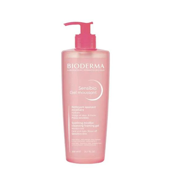 BIODERMA SENSIBIO CLEANSING FOAMING GEL- بيوديرما جل رغوي منظف للبشرة الحساسة  500 ml 