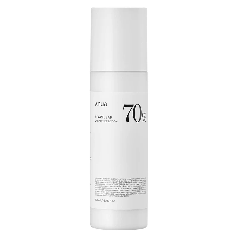 لوشن ترطيب الوجه 200 مل Anua HeartLeaf 70% Daily Relief Lotion 200ml 
