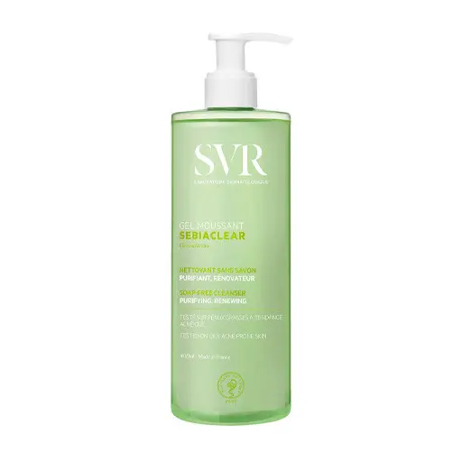 SVR SEBIACLEAR GEL MOUSSANT-اس في ار غسول جل  400 ml 