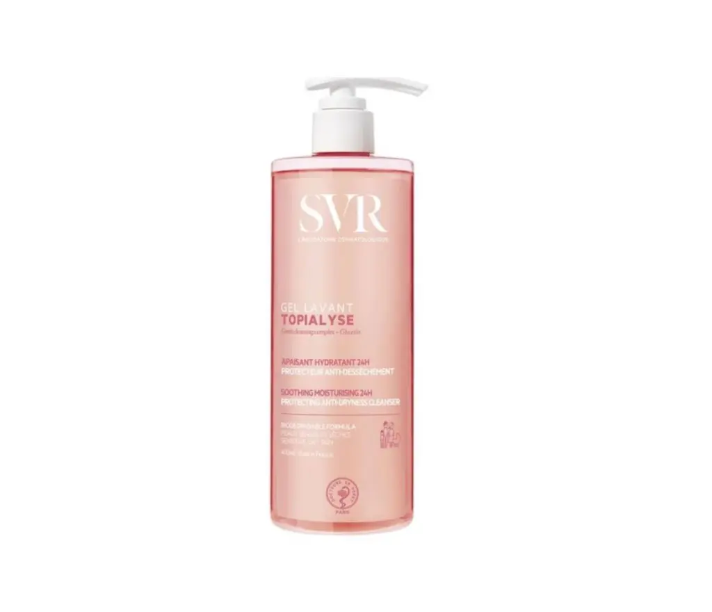 SVR TOPIALYSE CLEANSING GEL DRY AND SENSITIVE SKINS-اس في ار غسول للبشرة الجافة و الحساسة 400 ml 