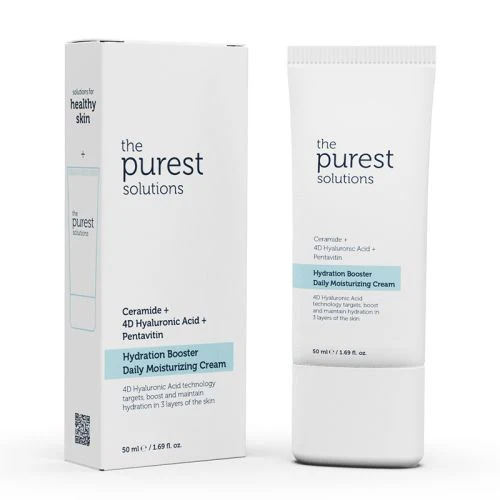 The Purest Solutions Hydration Booster Daily Moisturizing Cream - 50ml | ذا بيورست كريم ترطيب يومي - 50 مل