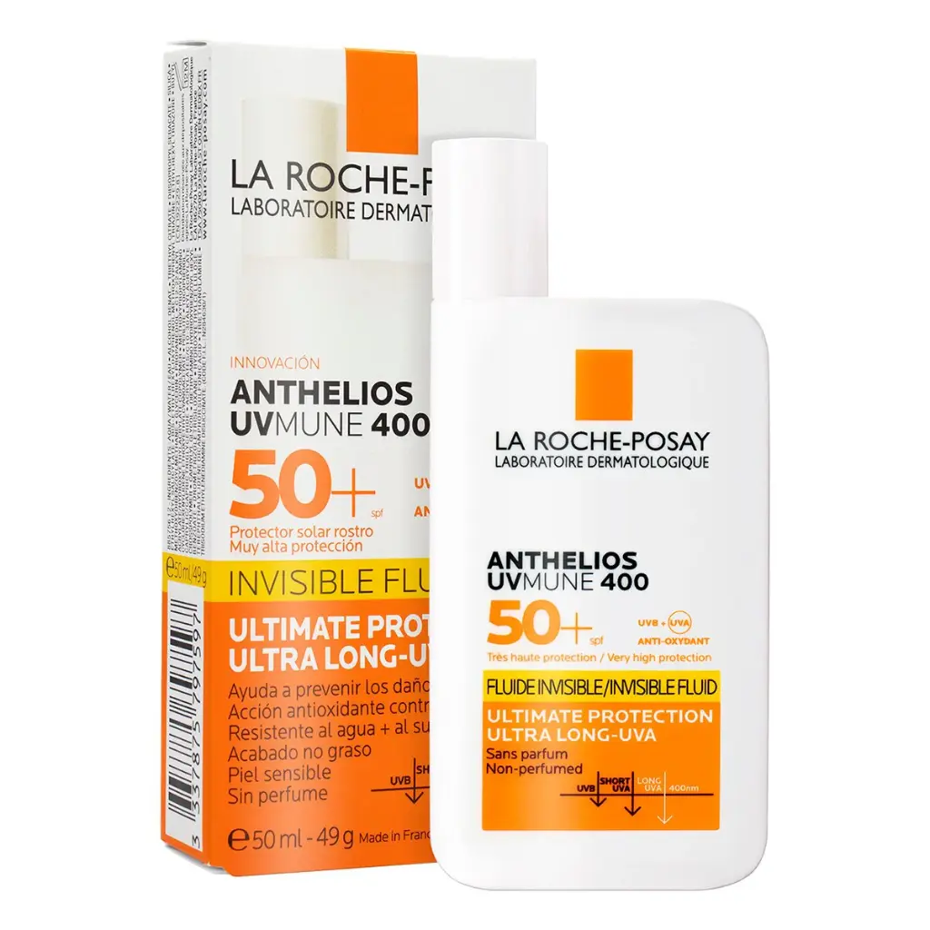 La Roche Posay Anthelios Uvmune 400 Invisible Fluid SPF50-لا روش بوزيه واقي شمس غير مرئي بعامل الحماية SPF50