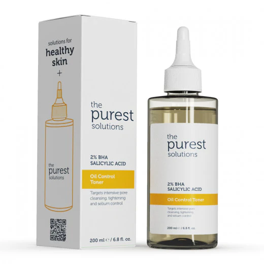  The Purest Solutions Oil Control Toner - 200ml | ذا بيورست تونر تحكم بالإفرازات الدهنية - 200 مل