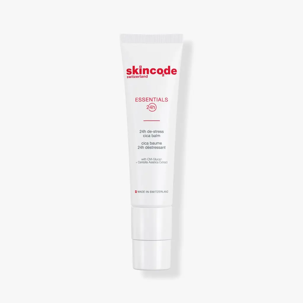 كريم بلسم SKINCODE 24h De-Stress Cica Balm 50ml للبشرة الجافة والمتهيجة والملتهبة 