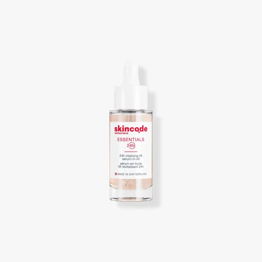 سيروم وزيت SKINCODE 24h Vitalizing Lift Serum-In-Oil 28ml لكل انواع البشرة 