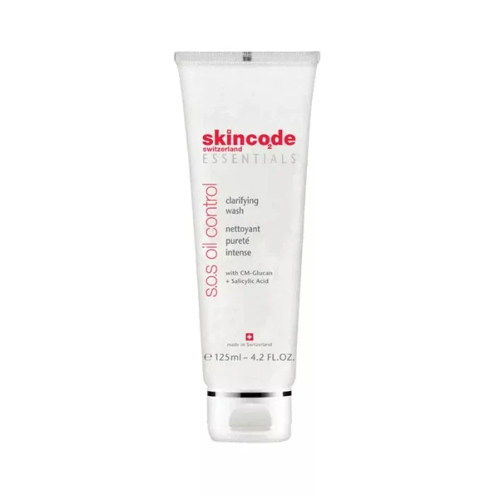 Skincode Essentials SOS Oil Control Clarifying Wash - 125ml | سكين كود غسول لتنظيم افراز الزيوت - 125 مل