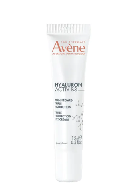 Avene Hyaluron ACTIV B3 Eye cream 15ml كريم لمنطقة حول العين يرطب و يعالج الانتفاخات و الخطوط الدقيقة و الهالات السوداء