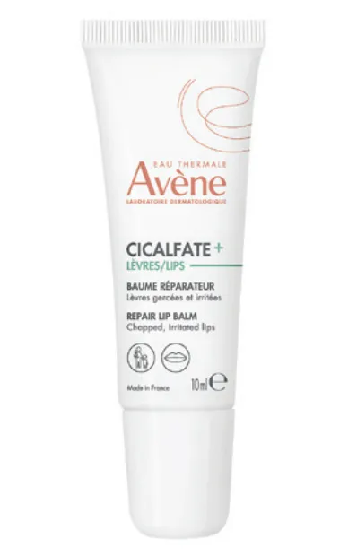 Avene Cicalfate+ Lip balm 10 ml كريم مرطب لترميم الشفاه و إعادة بناءها و علاج تشققات و تقرح الشفتين