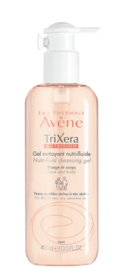 Avene Trixera Cleanser Gel 400 ml غسول منظف و مغذي للبشرة الجافة والحساسة و المعرضة للاكزيما
