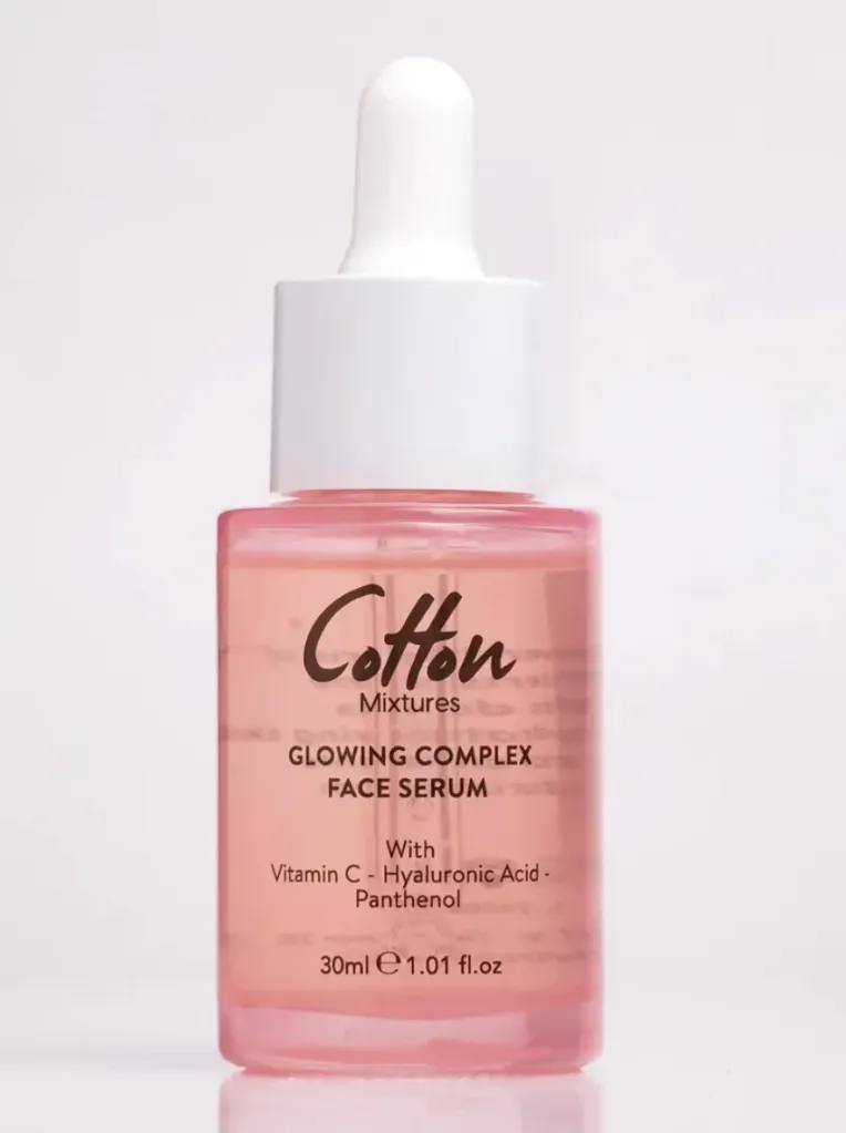 Cotton glowing complex face serum | سيروم فايتمن سي مع هالرونك اسد