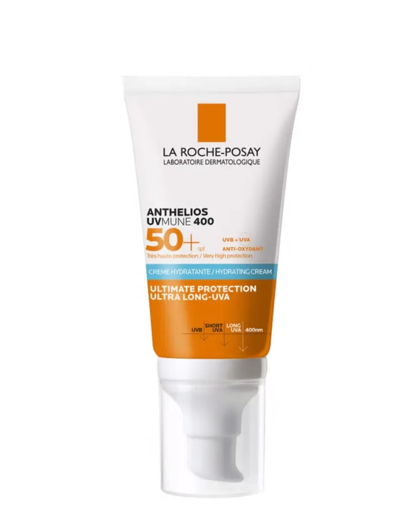 la roche anthelios gel cream uvmune 400 50ml (hydrating cream) | واقي شمس للبشرة الجافة ( شفاف )
