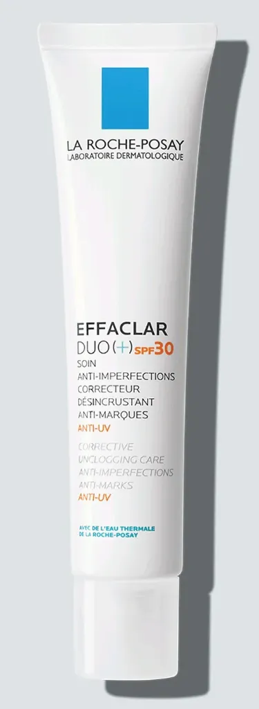 la roche posay Effaclar Duo+ SPF 30 | كريم لعلاج اثار حب الشباب مع واقي شمس