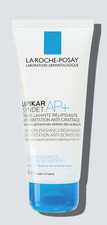 la roche posay Lipikar Syndet AP+ 200ml ( cream wash ) | غسول لعلاج البشرة الجافة والمعرضة للاكزيما