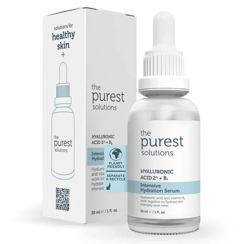 The Purest Solutions Hyaluronic Acid %2 + B5 30 ml  Intensive Hydration Serum-ذا بيوريست سيروم مرطب بحمض الهيالورنيك