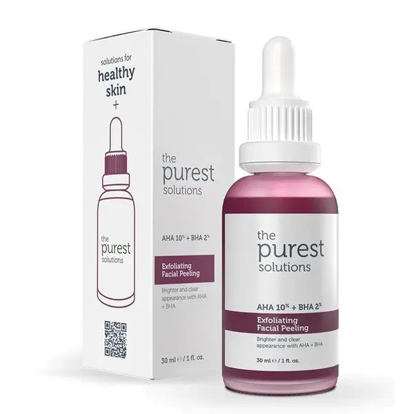 The Purest Solutions, Exfoliating Facial Peeling Solution-أنقى الحلول، محلول تقشير الوجه من ذا بيورست