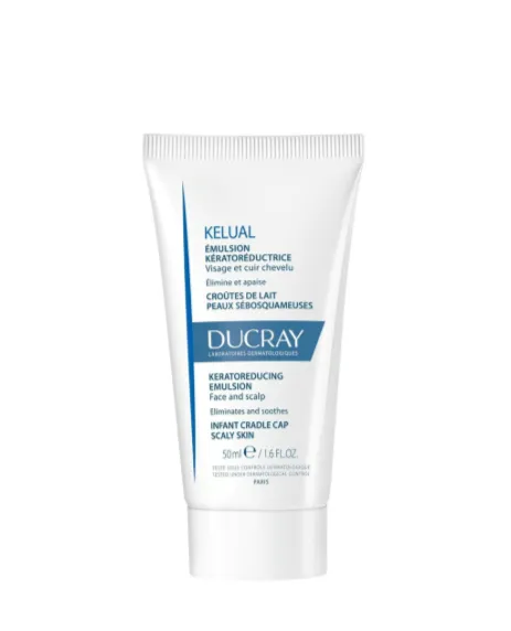 Ducray Kelual Kerato-Reducing Emulsion 50 ml || مستحلب مخصص لإزالة القشور السميكة والمتراكمة الناتجة عن التهاب الجلد الدهني أو الصدفية.