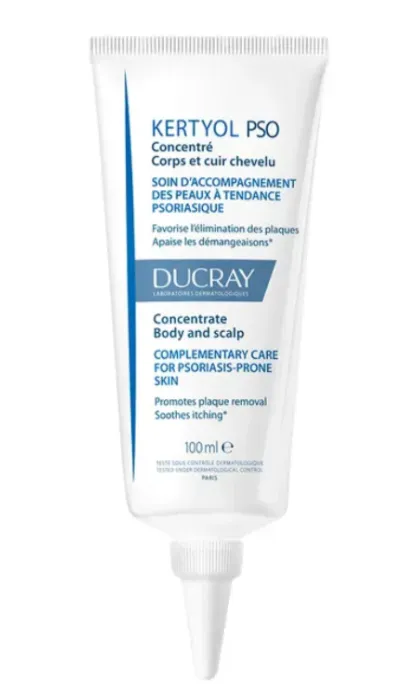 Ducray Kertyol PSO Concentrate Cream 100 ml || كريم مركز للعناية بالمناطق المصابة بالصدفية والقشور السميكة.