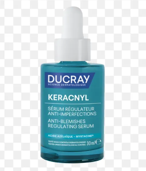 Ducray Keracnyl Serum 30 ml (New Formula) || التركيبة المطورة من سيروم Keracnyl، تستهدف الحبوب والآثار بشكل أكثر فعالية.