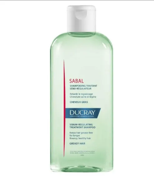 Ducray Sabal Oily Hair Shampoo 200 ml || شامبو مخصص للشعر وفروة الرأس الدهنية، يساعد على التحكم بإفراز الدهون الزائدة.