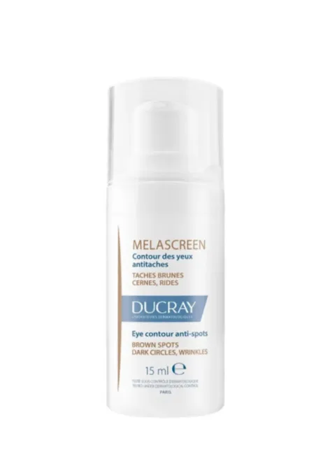 Ducray Melascreen Eye Contour Anti-Spot Cream (15 ml) ||كريم مخصص لمنطقة حول العينين يساعد على تقليل التصبغات وتوحيد لون البشرة في هذه المنطقة الحساسة.