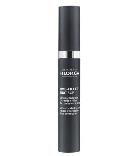 Filorga Time-Filler Shot 5XP (15 ml) سيروم مركز للاستعمال الموضعي على التجاعيد والخطوط الأكثر وضوحاً.