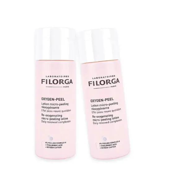 FILORGA Oxygen-Peel (150 ml) لوشن مقشر يومي لطيف يساعد على تجديد البشرة وتحسين إشراقتها.
