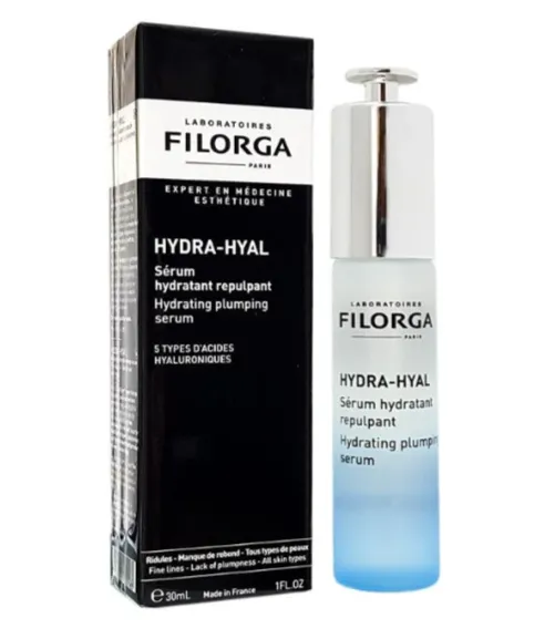 FILORGA Hydra-Hyal Serum (30 ml) سيروم مركز بحمض الهيالورونيك يوفر ترطيباً مكثفاً ويساعد على استعادة حيوية البشرة.