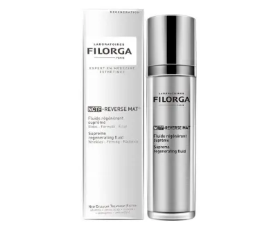FILORGA NCEF-Reverse Mat (50 ml) كريم مضاد للشيخوخة للبشرة الدهنية والمختلطة، يجمع بين مكافحة علامات التقدم في السن والتحكم باللمعان.