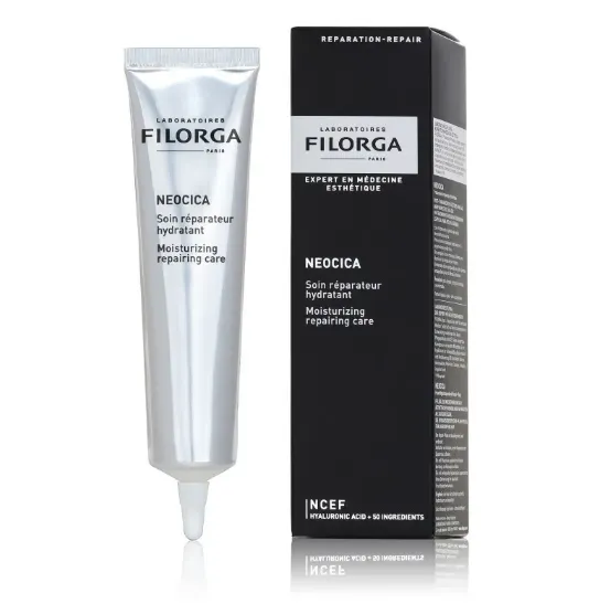 FILORGA NEOCICA (Moisturizing Repairing Care - 40ml) عناية مرممة ومرطبة للبشرة المتهيجة أو المتضررة، تساعد على استعادة راحة البشرة ونعومتها.