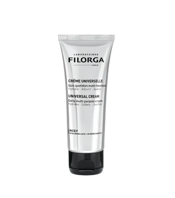 FILORGA UNIVERSAL CREAM (Daily Face, Hand & Body Cream - 100ml) كريم يومي متعدد الاستخدامات للوجه واليدين والجسم، يوفر ترطيباً وتغذية للبشرة الجافة.