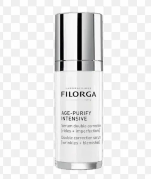 FILORGA AGE-PURIFY INTENSIVE (Anti-Aging + Anti-Blemish Face Serum - 30ml) سيروم يجمع بين مكافحة علامات الشيخوخة والعيوب البشرة مثل الحبوب والمسام الواسعة.