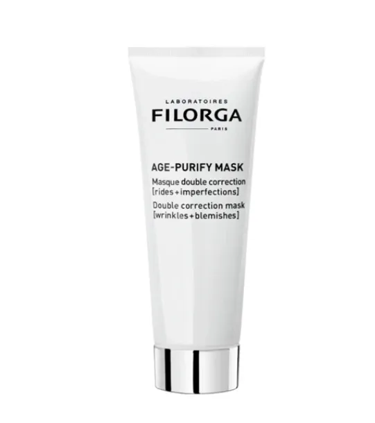 FILORGA AGE-PURIFY MASK (10-Minute Non-Drying Cream-Clay Purifying Mask - 75ml) ماسك منقي بتركيبة كريمية طينية ينظف البشرة ويقلل الشوائب دون التسبب بجفافها.
