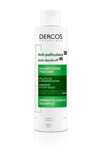 Vichy Dercos Anti-Dandruff ANTI-DANDRUFF SHAMPOO OILY HAIR (200ml) شامبو مضاد للقشرة للشعر الدهني.