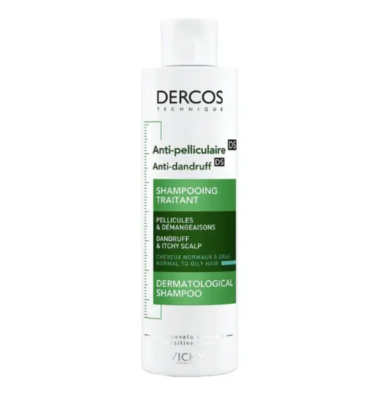 Vichy Dercos Anti-Dandruff ANTI-DANDRUFF SHAMPOO DRY HAIR (200ml) شامبو مضاد للقشرة للشعر الجاف.