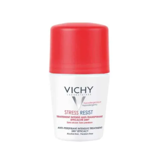Vichy Deodorants STRESS RESIST (50ml) مزيل تعرق للحماية أثناء التوتر.