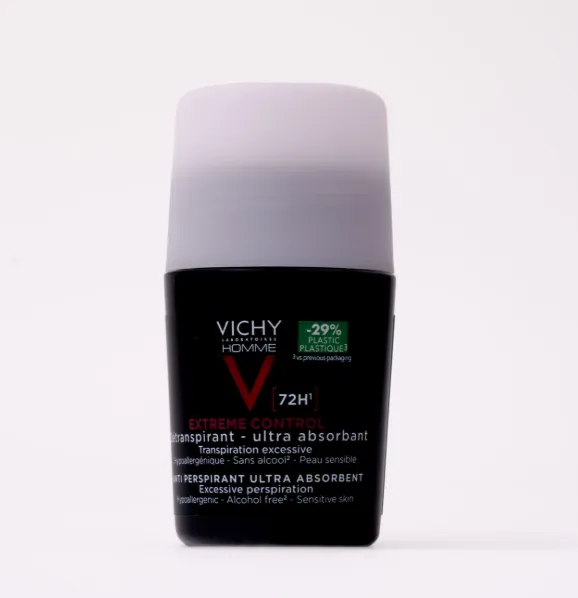 Vichy Deodorants EXTREME-CONTROL (50ml) مزيل تعرق للبشرة الحساسة.