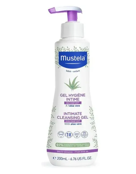 MUSTELA INTIMATE CLEANSING GEL (200ml) جل لطيف لتنظيف المناطق الحساسة مع الحفاظ على توازن البشرة.
