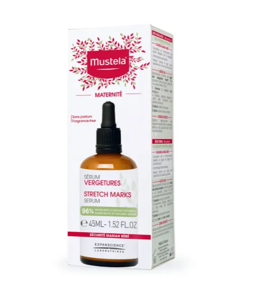 MUSTELA STRETCH MARKS RECOVERY SERUM 45ML سيروم للعناية بعلامات التمدد الموجودة بعد الحمل.