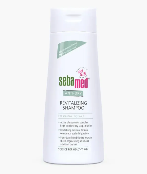 SEBAMED ANTI DRY REVITALIZING SHAMPOO (200ml) شامبو منشط للشعر الجاف يساعد على تنظيف الشعر وتغذيته.