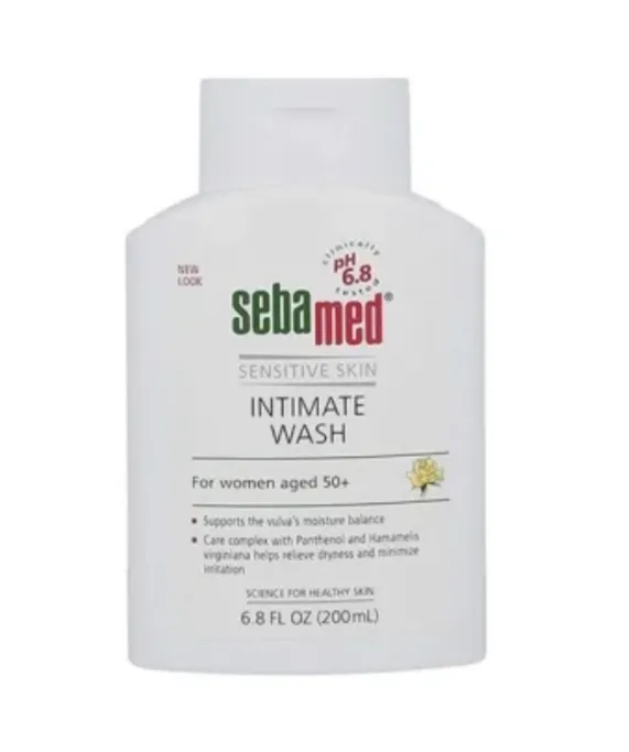 SEBAMED INTIMATE WASH pH 6.8 (200ml) غسول للمناطق الحساسة بتركيبة متوازنة ومناسبة للعناية اليومية.