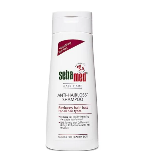 SEBAMED ANTI-HAIR LOSS SHAMPOO (200ml) شامبو مخصص للشعر المتساقط والضعيف.