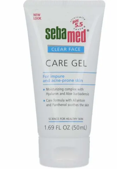 SEBAMED CLEAR FACE CARE GEL (50ml) جل مرطب خفيف للبشرة الدهنية والمعرضة لحب الشباب.