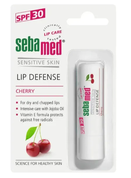 SEBAMED LIP DEFENSE STICK 4.8g SPF30 مرطب شفاه مع حماية من أشعة الشمس SPF30.