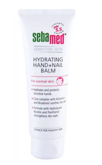 SEBAMED HAND & NAIL BALM (75ml) بلسم مرطب لليدين والأظافر يساعد على تغذية البشرة والعناية بالأظافر.