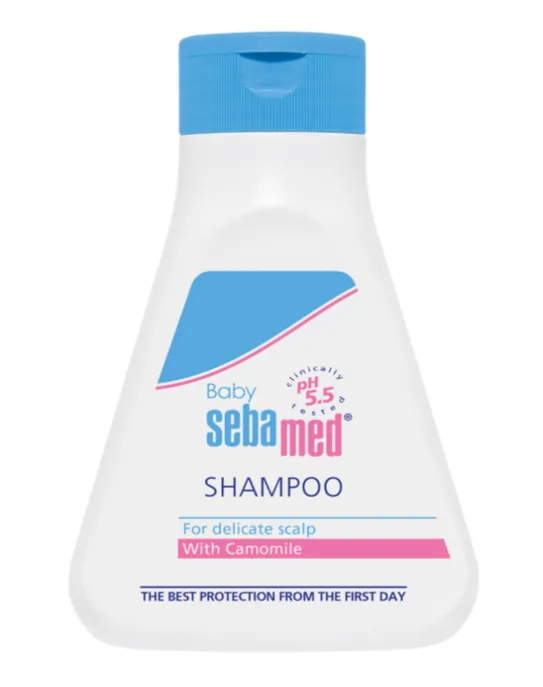 SEBAMED BABY SHAMPOO (150ml) شامبو لطيف لتنظيف شعر وفروة رأس الطفل.