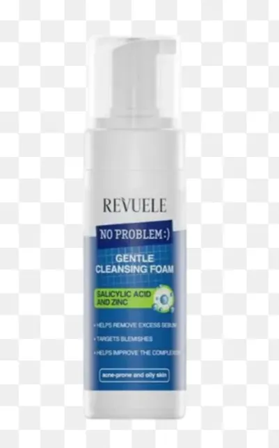REVUELE NO PROBLEM CLEANSING FOAM SALICYLIC ACID (150ml) غسول رغوي بحمض الساليسيليك للبشرة الدهنية والمعرضة للحبوب.