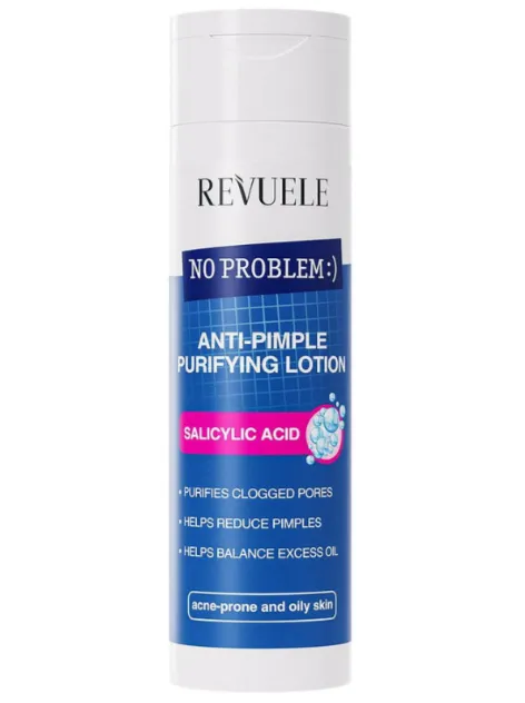REVUELE NO PROBLEM PURIFYING LOTION SALICYLIC ACID (200ml) لوشن منقٍ بحمض الساليسيليك يساعد على تنظيف البشرة وتقليل الشوائب.