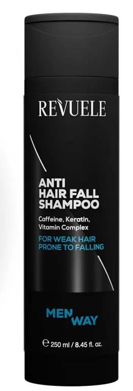 REVUELE MEN WAY ANTI HAIR FALL SHAMPOO (250ml) شامبو مضاد لتساقط الشعر للرجال يساعد على تقوية الشعر الضعيف والمعرض للتساقط.